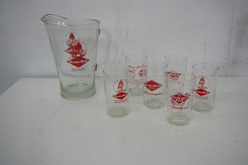 Serving Tray with Glasses