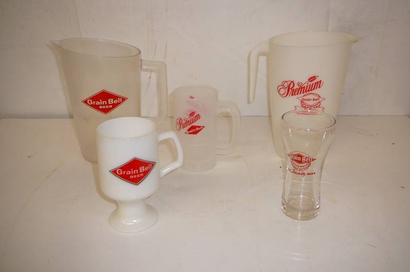 Beer Pitcher and Glasses