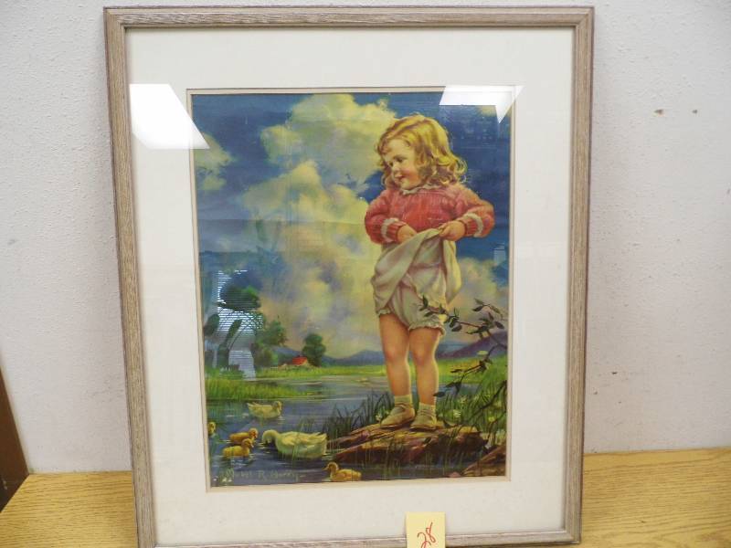 lot 28 image: Diner for Six by Mabel R Harris