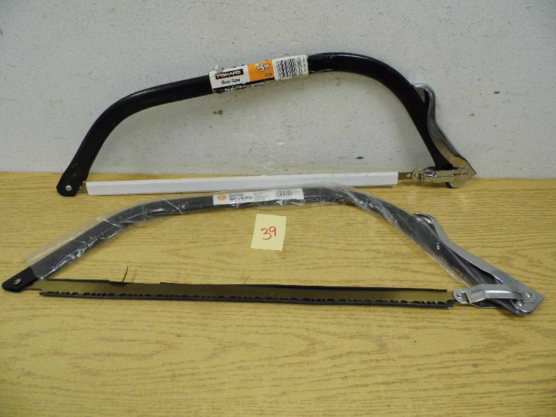 lot 39 image: 2 Fiskars Bow Saws