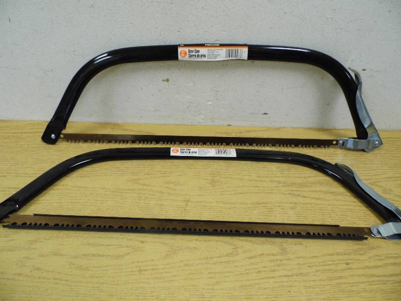 lot 40 image: 2 Fiskars Bow Saws