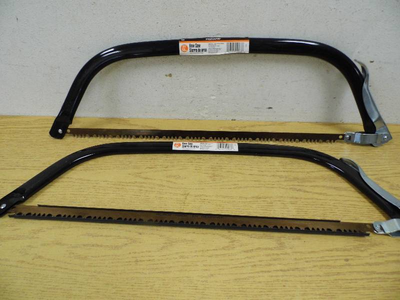 lot 41 image: 2 Fiskars Bow Saws