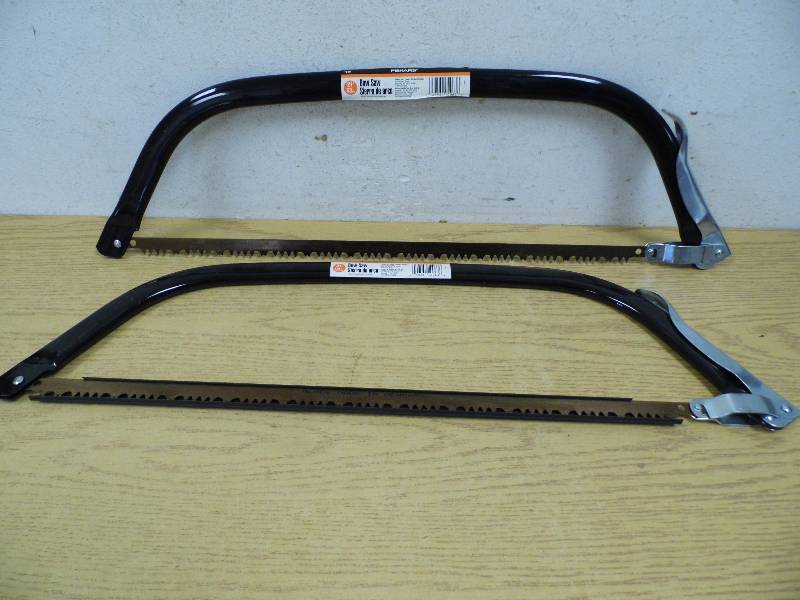 lot 42 image: 2 Fiskars Bow Saws