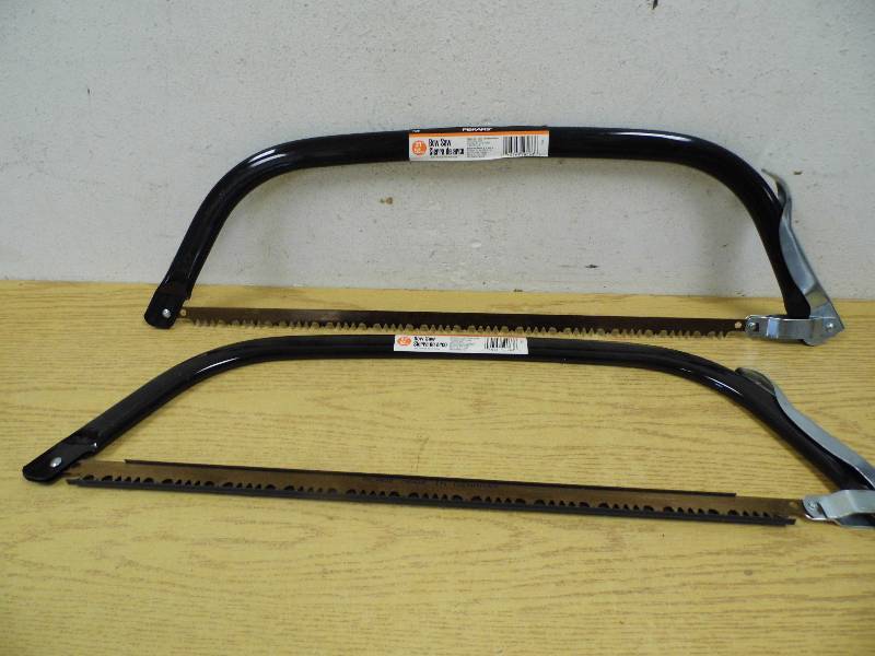 lot 43 image: 2 Fiskars Bow Saws