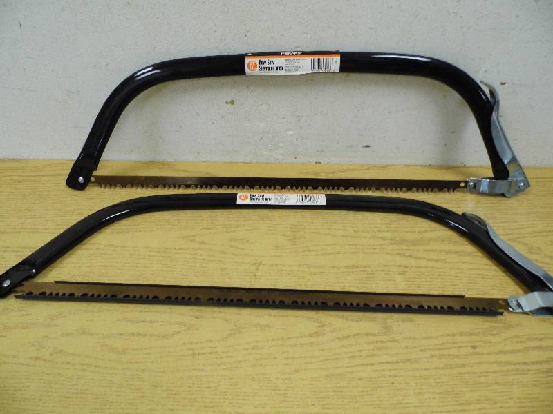 lot 44 image: 2 Fiskars Bow Saws