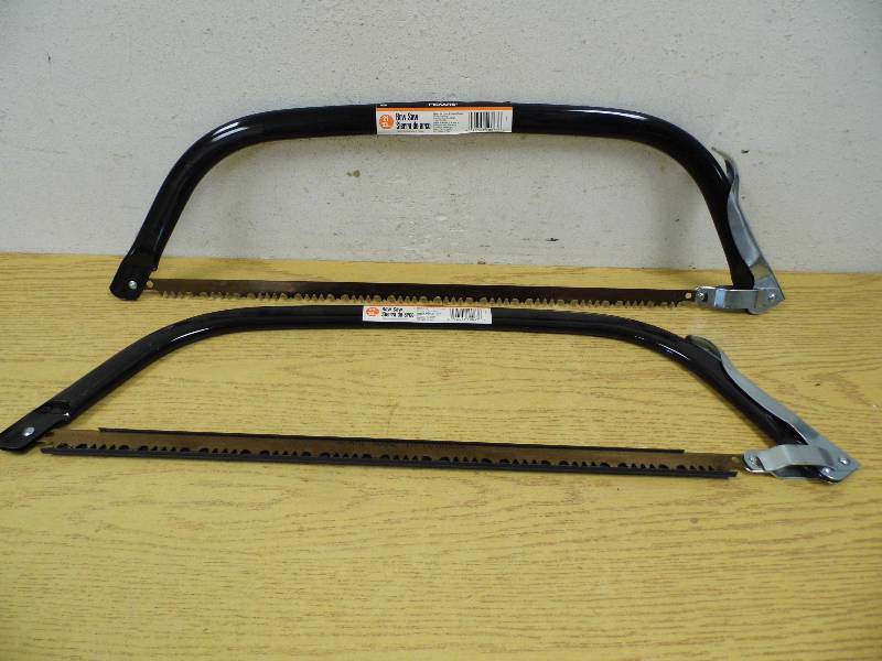 lot 46 image: 2 Fiskars Bow Saws