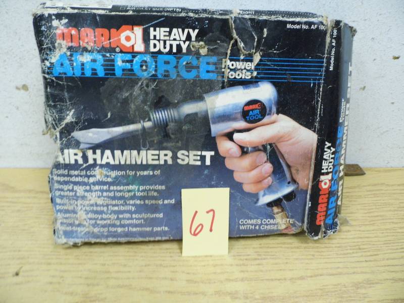 lot 67 image: Air Force Air Hammer Set