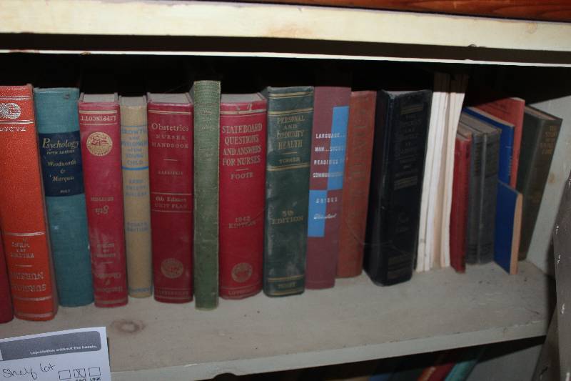 Shelf Lot of Medical Books