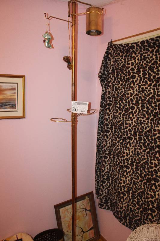 Adjustable Ceiling Height Pole Lamp