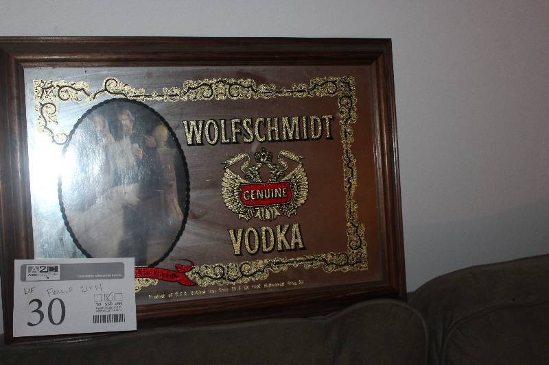 Wolfschmidt Vodka Framed Wall Art