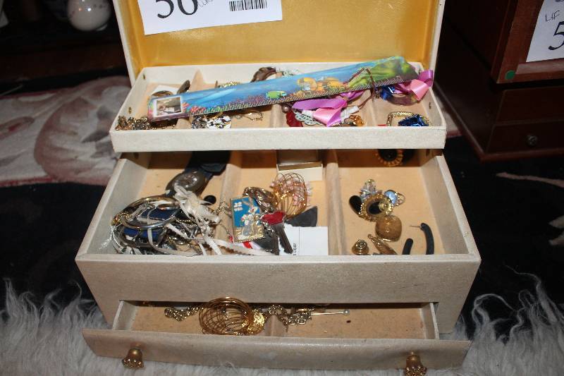 Jewelry Box & Contents