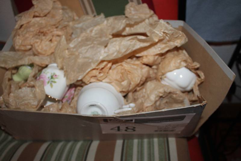 Box Lot of Royal Albert American Beauty China