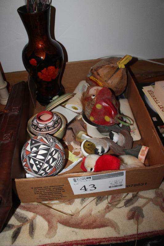 Box Lot of Decorations