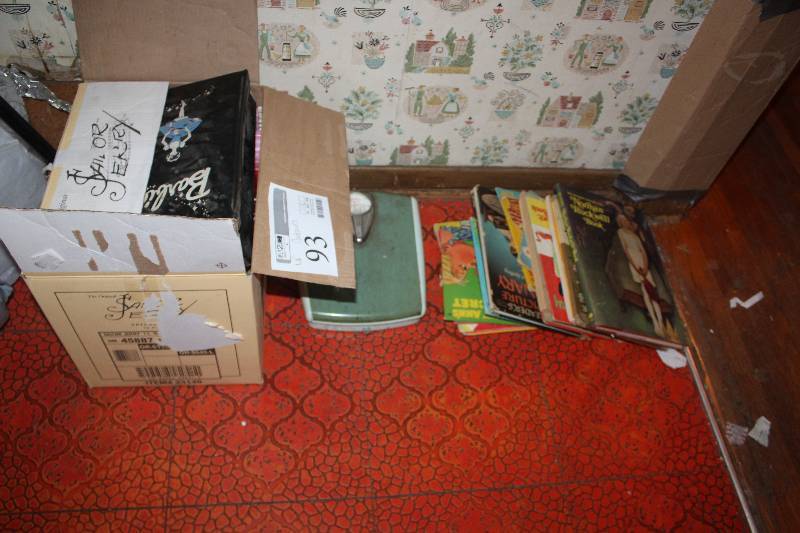 Contents Including Books, Dolls, Weight Scale