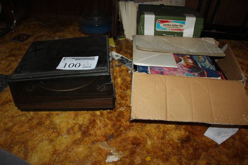 Record Player & LP Records