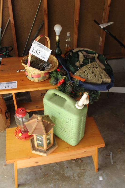 Table & Contents Including Yard Care, Yard Decorations