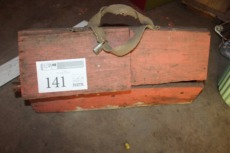 Hand Made Vintage Toolbox With Contents