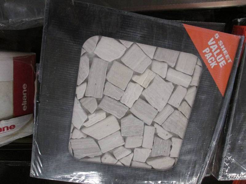 lot 39 image: Lot of 5 boxes White Quarry Stone ...
