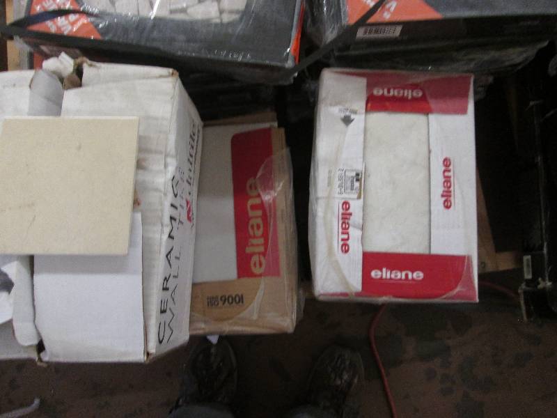 lot 45 image: Lot of 4 cs assorted tile...
