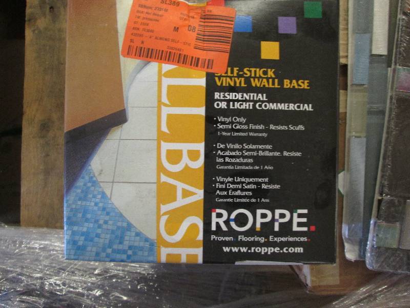 lot 47 image: Lot of 5 Roppe Vinyl Self Stick Al...