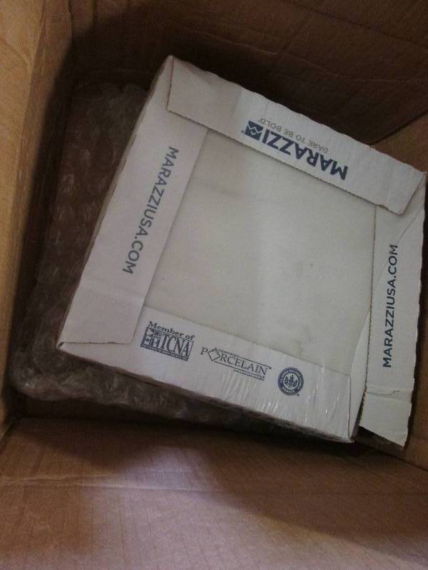 lot 48 image: Lot of 2 partial boxes Marazzi 12x1...