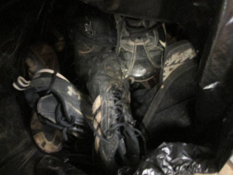 lot 73 image: Large Lot of Football Baseball Sho...