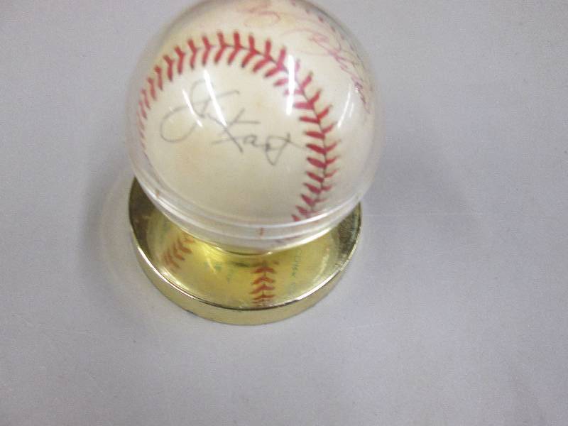 lot 114 image: Signed Baseball Jim Kaat, Tony Kub...