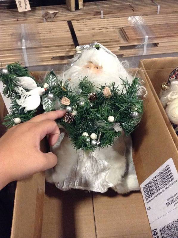 Santa Clause tree top