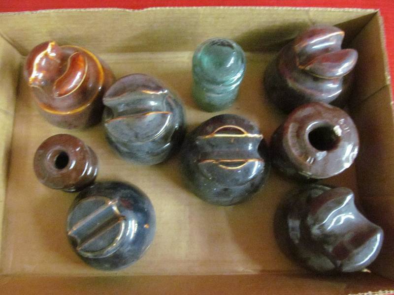 Vintage ceramic insulators