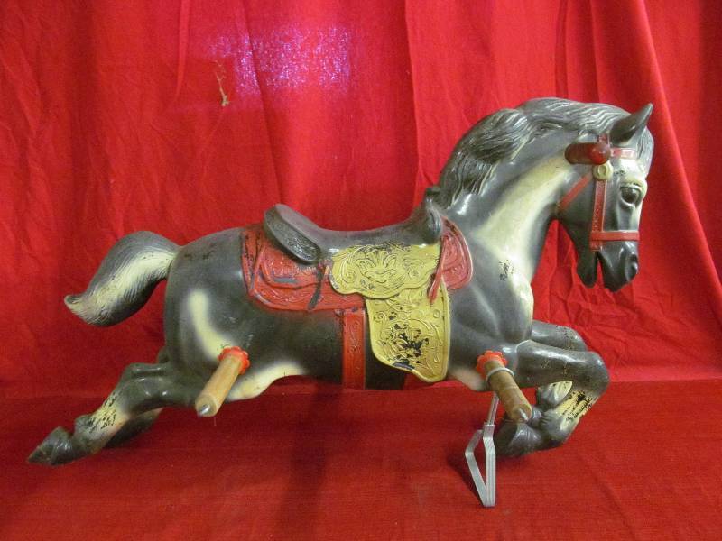 vintage jumping horse horse