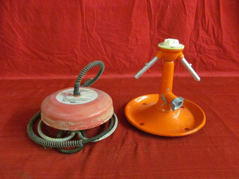 Thompson water sprinkler, tank deicer