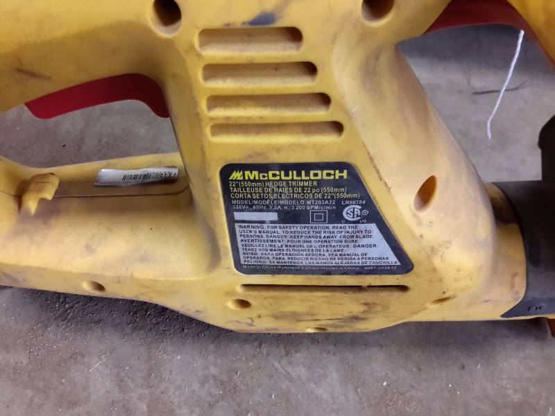 Mccullough Electric Hedge Trimmer