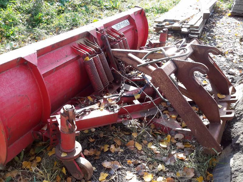 10 ft Bonnell Plow for Fiat Allis.. Turncylinder Rebuilt.. Heavy Duty.. Pemberton Quicktach.