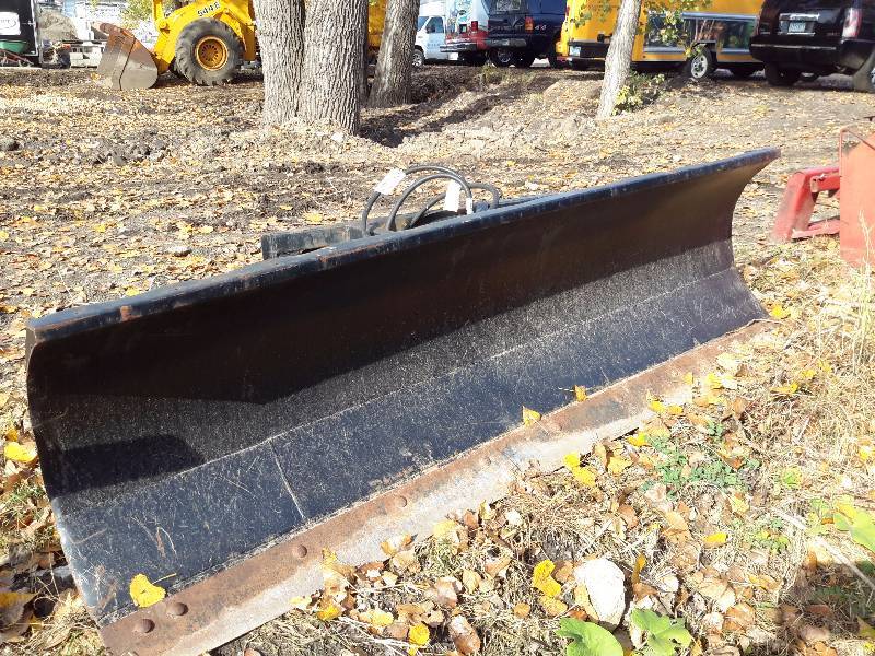 8 12 ft Meyer Skid Steer Plow Universal attachment