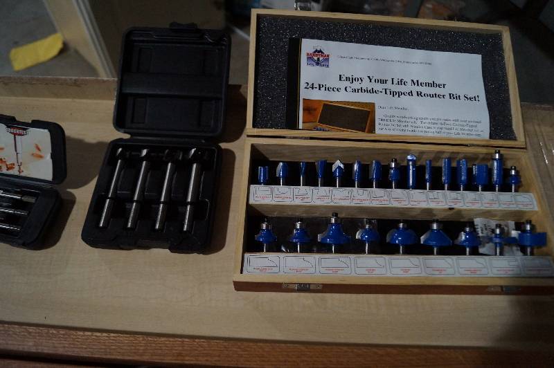 Unused Router Bit Sets