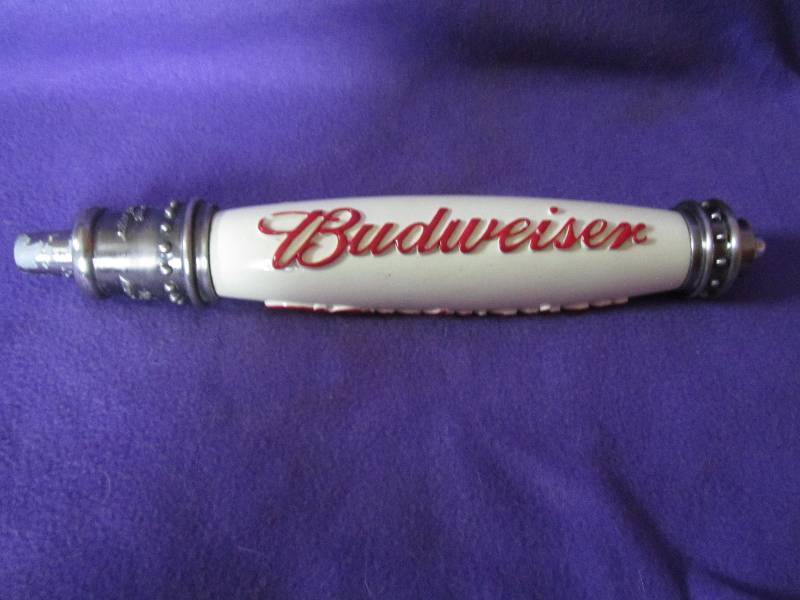 Budweiser beer tap...