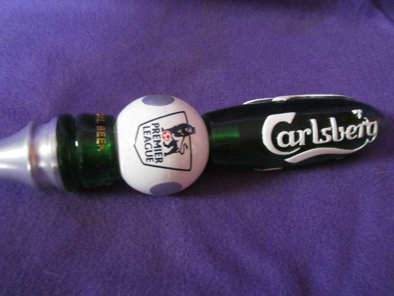 Carlsberg premier leauge beer tap...