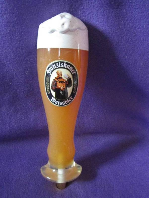 Franziskaner weissbier beer tap...