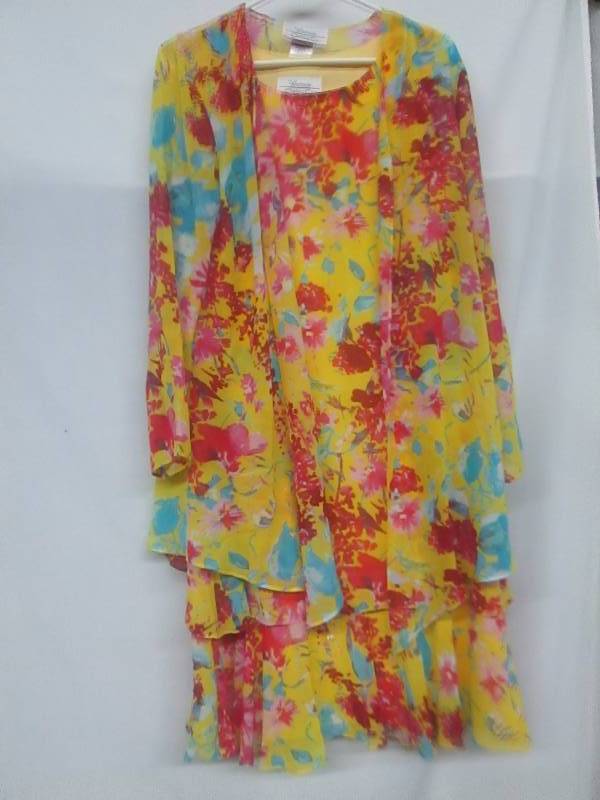 lot 76 image: Westside 2-pc. Georgette Jacket & Dress Set