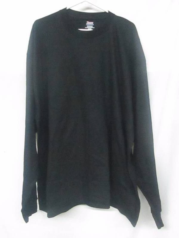 lot 86 image: Hanes Adult Beefy-T Long Sleeve T-Shirt