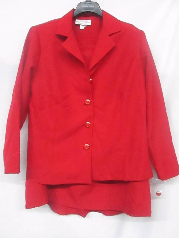 lot 74 image: Westside Womens Plus 2-pc. Back Ruffle Skirt Suit