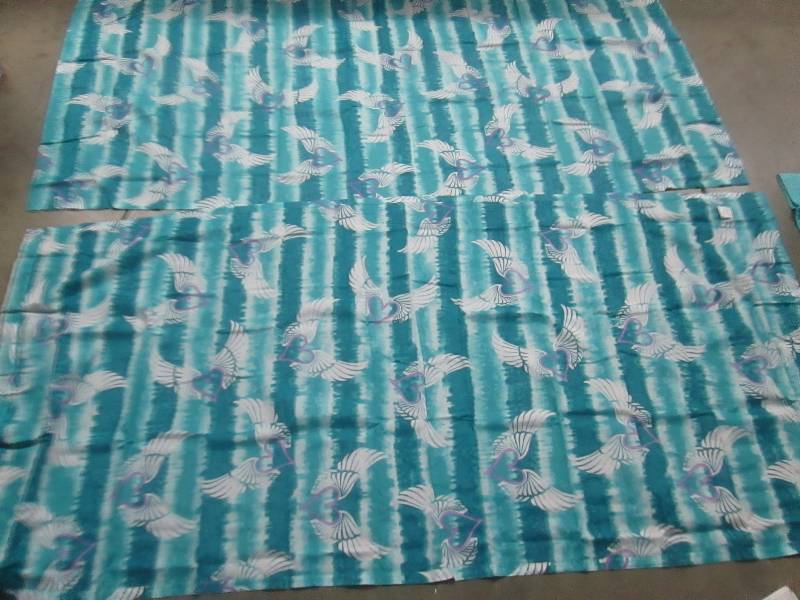 lot 99 image: Alcove Tie Dye Angels 84 x 84 Panel Pair
