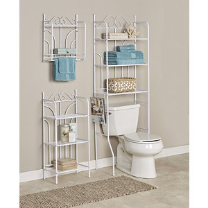 lot 41 image: Alcove 3-pc. Scroll Bath Furniture Set