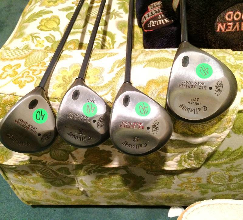 lot 52 image: Set Of Callaway BIG BERTHA Golf Clubs  More