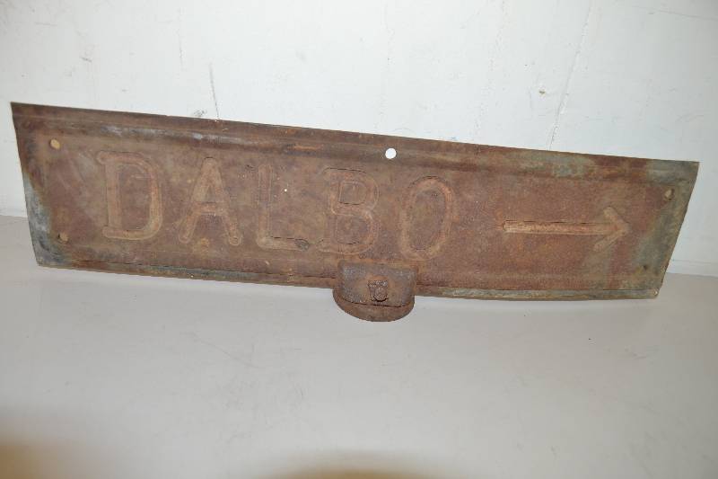 lot 46 image: Vintage Road sign