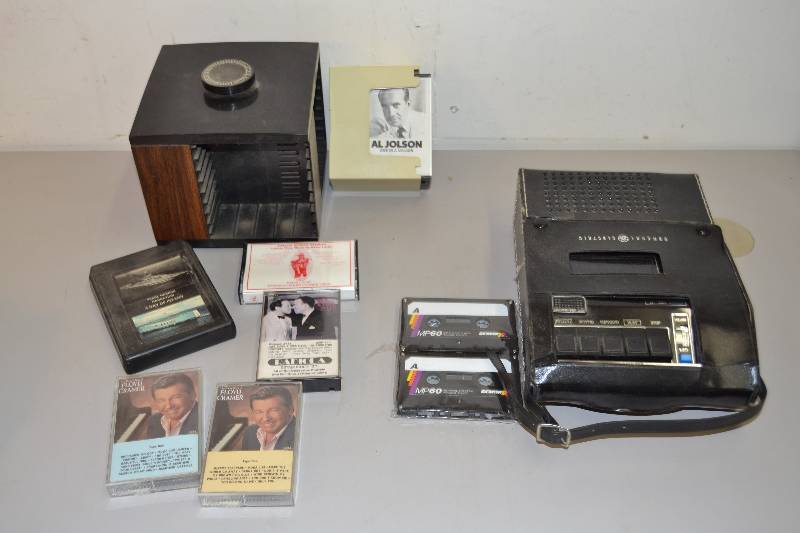 lot 80 image: Cassettes and recorder