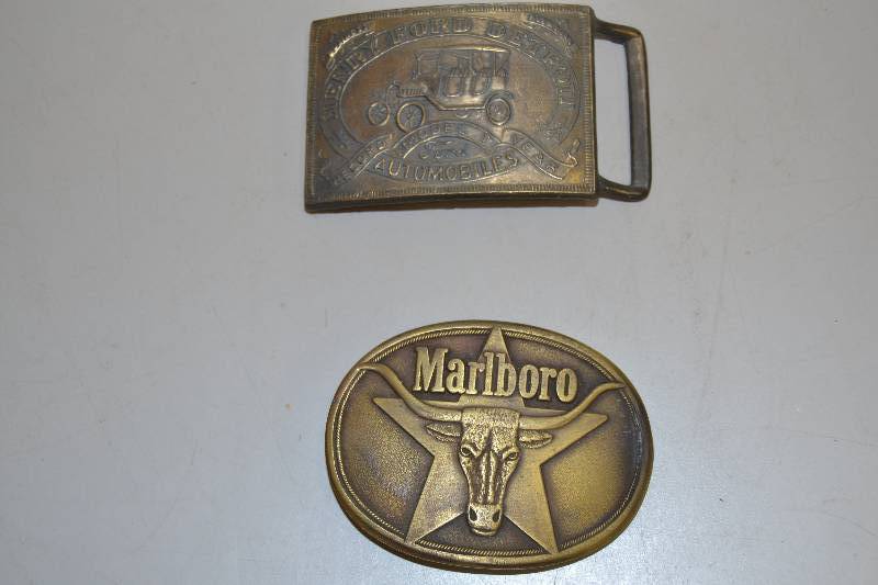 lot 103 image: Belt Buckles