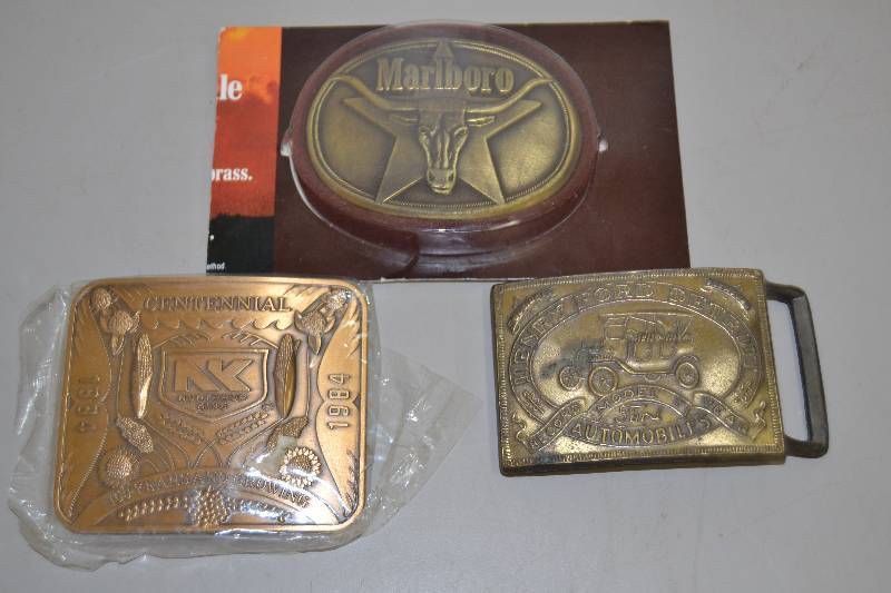 lot 104 image: Belt Buckles