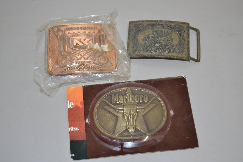 lot 105 image: Belt Buckles