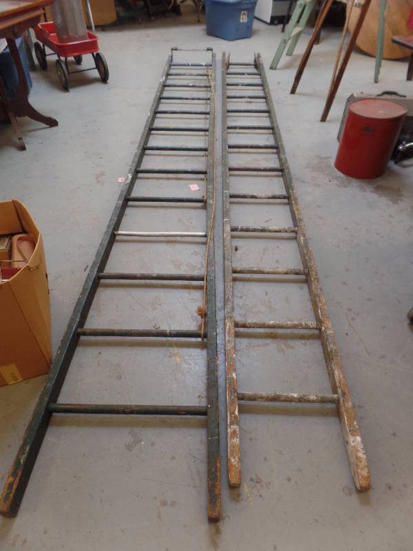 lot 540 image: Wooden Ladders